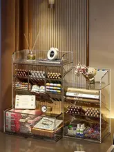 デスク上収納ボックス【スリムペンスタンド・書類整理・化粧品用】