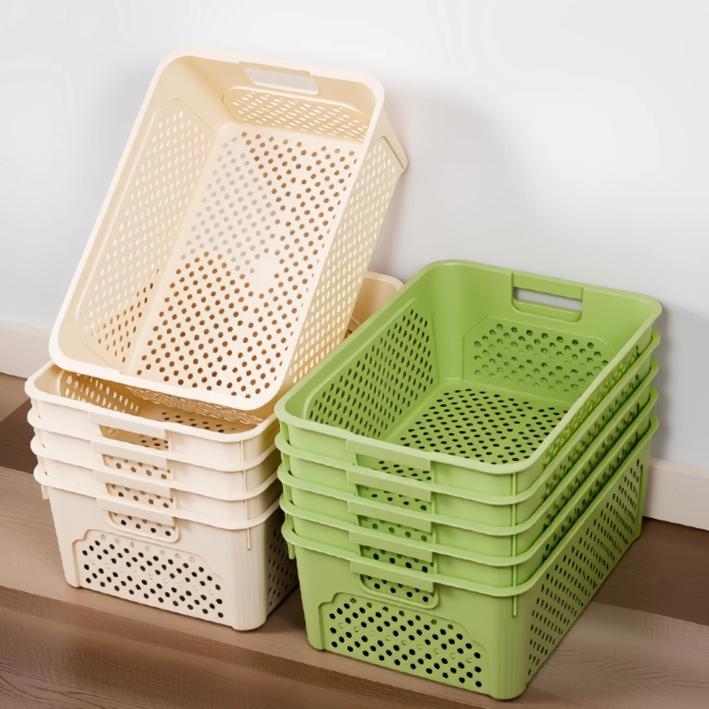 プラスチック収納かご プロの実測：居家家P2573/TZ0664の機能と使い方