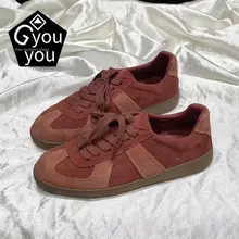 女性用 カジュアルフラットシューズ【本革・アメリカンレトロスタイル・快適】