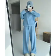 アメリカンヴィンテージスタイルの感あるニットワッフル生地トップスとショートパンツ【ポロカラー・ワイドレッグパンツ・セットアップ対応】