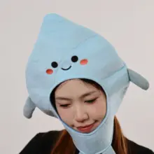 可愛い水滴デザインのカートンヘッドキャップ【パーティー・コスプレ・撮影用】