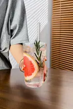 超薄型 ガラス水杯【日本風・多用途・海波デザイン】