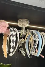 吸盤式のヘアアクセサリー収納ラック【穴あけ不要・壁掛けタイプ・子供用】