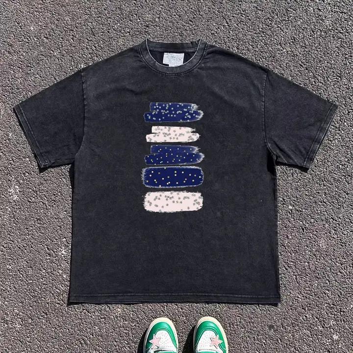 趣味の印刷デザイン 短袖Tシャツ【カップル用・ゆったりしたサイズ】（セットアップ対応）