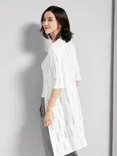 涼しさをキープ！軽やかで柔らかなアイスシルク日焼け防止カーディガン【ミディ丈・ゆったりデザイン・編み物】