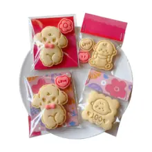 クッキーデコ クッキー台紙 菓子敷き紙 ピンク 花柄 バレンタイン 母の日 ギフト お菓子デコレーション