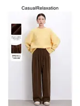 フィットのコーデュロイパンツ【ウエストゴム・厚手・キャラメルカラー】