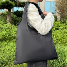 超大容量 便携防水折りたたみトートバッグ【オックスフォード布・エコショッピングバッグ】