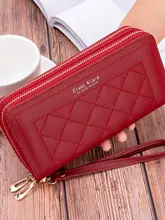 レディース ロング ダブルジッパー 財布 大容量