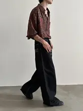 原色デニム レディース ウォッシュ加工 アメリカン風 クリーンフィット ローライズ ワイドシルエット 着回し「VERY FEWEST」