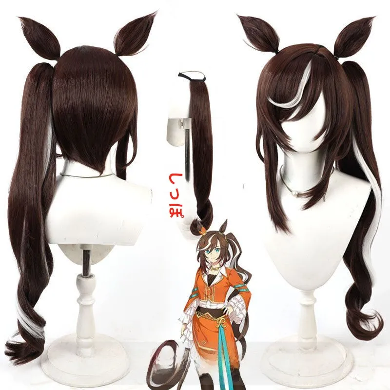 ポニーテール 黒髪の実現：コスプレ用ウィッグ【耳付き・皇室家族デザイン】のスタイルと適用シーン