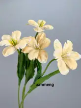 PU製 テクスチャー仕上げのブローニー チューリップ造花【室内飾り・油絵風花束】