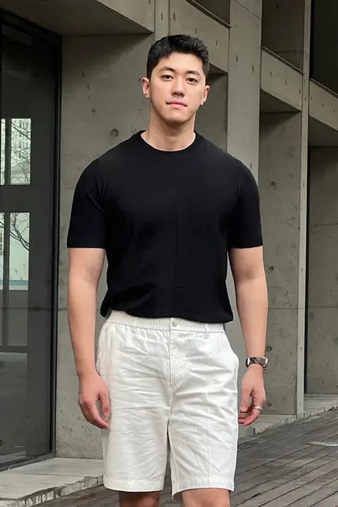 Tシャツ メンズ 夏季 ファッションカジュアル ラウンドネック 単色 しわ防止 シンプル