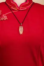 天然黄水晶のセミペンダント【男女兼用・文昌・誕生年に最適なギフト】