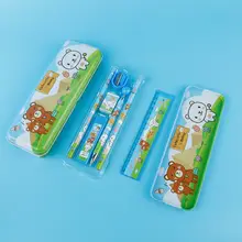 男の子用文房具ケース【シンプルデザイン・カートゥーン・大容量・小学一年生向け】（セットアップ対応）