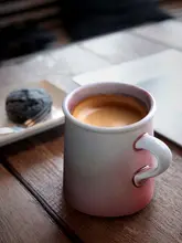 レトロデザイン 陶器製コーヒーカップ【家庭用・オフィス向け・カップル向け】