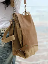 多用途デザイン！キャンバス製レディースリュックサック【ショルダー・斜め掛け・通勤用】（セットアップ対応）