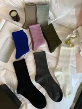 極上の柔らかさ スポーツ中筒ソックス【吸湿速乾・シンプルデザイン・女性用】