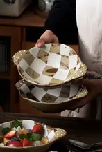 象の秘密 レトロチェッカーデザイン 食器セット【家庭用・ご飯茶碗・スープ碗・中華皿・西洋皿・電子レンジ対応】