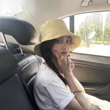 洗える速乾素材の夏用レディース漁師帽【UVカット・ひも付き・軽量】