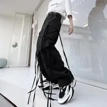 スタイリッシュなカーゴパンツ【ストレート・ワイドレッグ・ストリートスタイル】