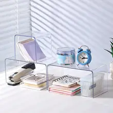アクリル製U型収納ラック【デスク用・透明・コスメ整理に最適】