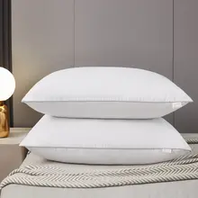 白鹅绒使用のフィット感抜群枕【家庭用・睡眠サポート・一人用】