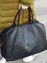 大容量 本革ハンドバッグ【男女兼用・ショートトリップ用・ハンドル付き】