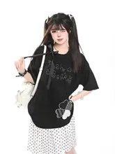 Tシャツ レディース 半袖 蝶結び アルファベット刺繍 韓流 ルーズ 着回し 大人可愛い カジュアル 夏