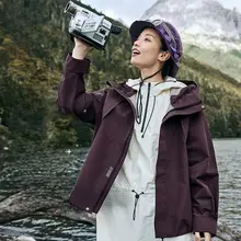 特步 ウィンドブレーカー レディース【防風・撥水・アウトドア・登山用】