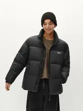 冬用 メンズ コットンアウター【極上の柔らかさ・ゆったりシルエット・立ち襟・印花デザイン】