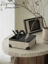多機能収納ボックス【持ち運び可能・ティッシュボックス・リモコン整理用】
