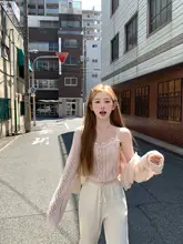 マハ毛のダイヤモンドパターンキャミソールカーディガン【秋用・ファッショナブ ル・二色展開】（セットアップ対応）