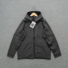 秋冬用フード付きソフトシェルアウター【内側フリース・多ポケット・作業服】