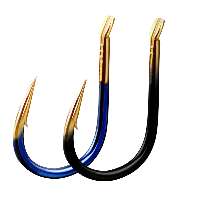 極上の柔らかさのチタン合金製フィッシングフック【伊勢尼・バーブ付き・鮮魚用】