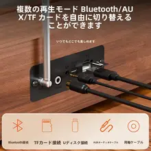 木製レトロBluetoothスピーカー【デスクトップラジオ一体型・重低音対応】