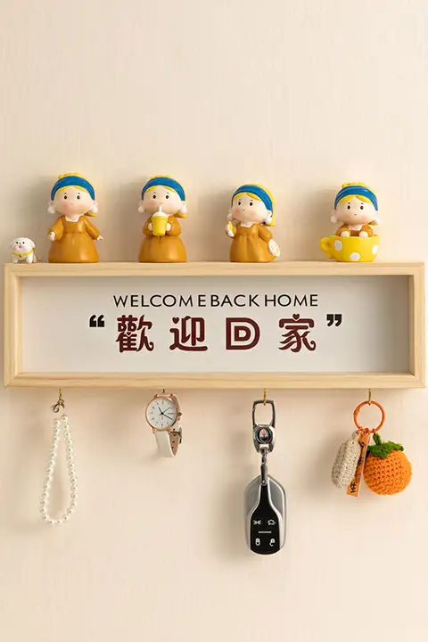 玄関用キー収納オブジェ【創意デザイン・靴箱用・インテリア装飾】