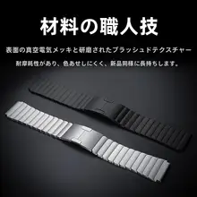 金属製腕時計バンド【男女兼用・スポーツ用・小米Watch S4/Amazfit GTR4対応】