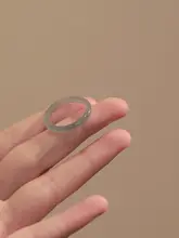 天然翡翠の浅い青色水晶リング【中式デザイン・指輪・国風】