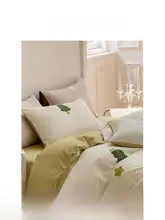 極上の柔らかさの全棉磨毛の寝具セット【ダウンカバー・シーツ・ベッドスカート・イン ス風】（セットアップ対応）