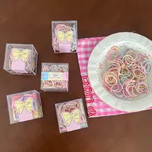 髪を傷めない高弾力子供用ヘアゴム【女児用・かわいいデザイン・ヘアアクセサリー】