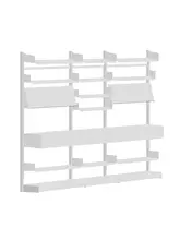 穴あけ不要のフロア式本棚【クリエイティブなデザイン・収納・ディスプレイ用】