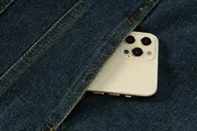 ライダースデザインの裏地付きデニムジャケット【ウィメンズ・冬用・厚手】