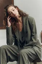 UNICA 軽量シワ加工サテンシルクスーツセット【取り外し可能なフロウリボン付き・オシャレ＆スタイル】