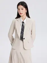 学院風スーツ【女性用・軽量・ビジネス・職場通勤】（セットアップ対応）