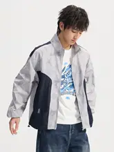 軽量デニムパッチworkジャケット【春季新作・常緑松  ・老鷹デザイン】
