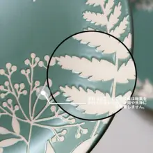 モランディカラーの植物花柄 陶器食器セット【高級感ある家庭用・新中式デザイン】（セットアップ対応）