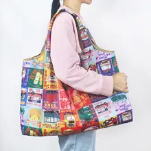 香港デザインのエコバッグ【折りたたみ式・防水・ショッピング用】