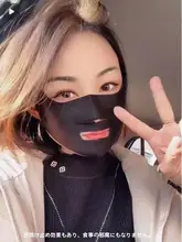 真 silk フェイスマスク【全顔保護・紫外線対策・通気性・防油煙】