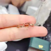 S925銀製 18Kゴールドコーティング ハートリング【ツイストデザイン・シンプル・レディース】